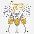 thumbnail image 3 of CafePress - Congrats Grad Champagne T Shirt - Light T-Shirt Kids XS-XL, 3 of 4