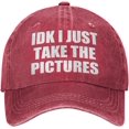 thumbnail image 1 of IDK I Just Take The Pictures Hats for Men Radiology X-Ray Tech Baseball Hats for Women, 1 of 6