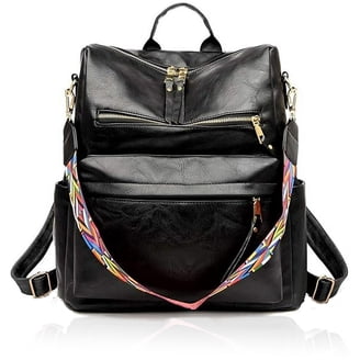 YOMYM Convertible Backpack Shoulder Bag, Faux Leather 