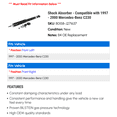 thumbnail image 2 of Shock Absorber - Compatible with 1997 - 2000 Mercedes-Benz C230 1998 1999, 2 of 2