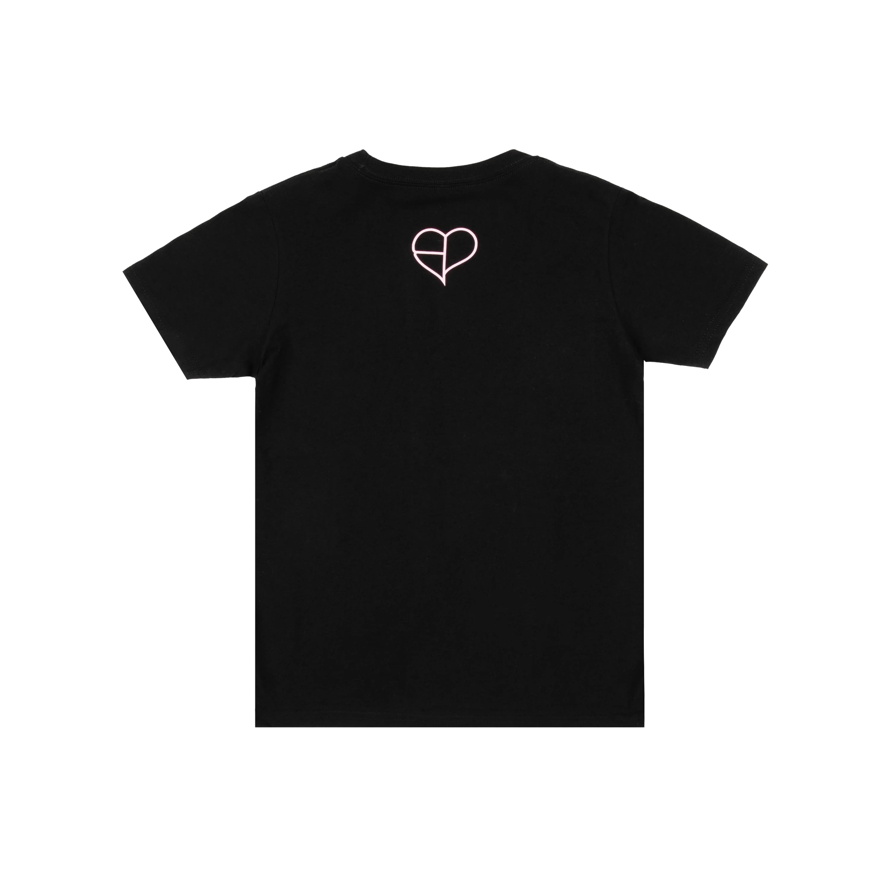 Eé embroidery big long tee black / pink 31335915-9e0b-4191-a9f4-