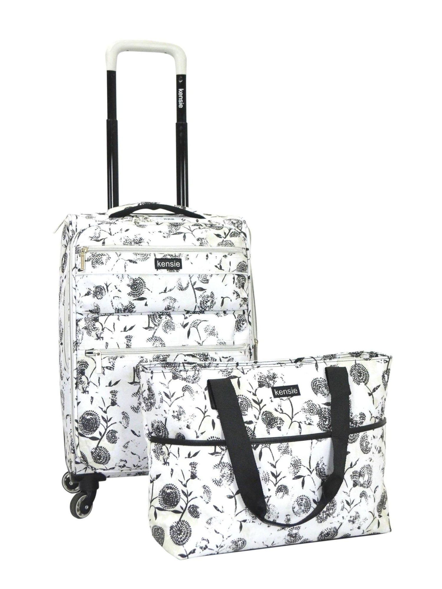 2 Piece Floral Softside Travel Set Walmart