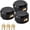 Black 3 Pack, variant on Puck Locks for Trailers Keyed Alike Hidden Shackle Padlocks Heavy Duty Solid Steel Trailer Door Lock Keys High Security Anti Theft Van Door Lock for Trucks Shed