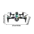 thumbnail image 2 of bxhwj 4K Camera Drone with Obstacle Avoidance - Foldable Quadcopter with Dual HD Cameras & Brushless Motors - GPS Altitude Hold, 2 of 7