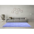 thumbnail image 3 of Ahgly Company Indoor Square Southwestern Blue Country Area Rugs, 5' Square, 3 of 4
