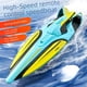 thumbnail image 5 of Barco de control remoto S1, inalámbrico, eléctrico, de larga duración, alta velocidad, 2,4 g, modelo de barco acuático, juguete para niños, tamaño grande, 5 of 5