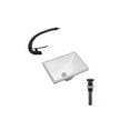 thumbnail image 1 of DROP Bath and Kitchen DR091116 Undermount Bathroom Sink Set, 1 of 5