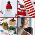 thumbnail image 4 of 80 Pieces Mini Knitted Christmas Hats Mini Knitted Hats Knitted Doll Hats Christmas Tree Ornaments Diy Crafts Art Wine Bottle Decorations, (random Mix, 4 of 5