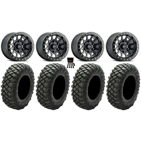 Method 401 Beadlock 15 Wheel Black 33 Crawler XR Tires Can-Am Maverick R Method 401 Beadlock 15 Wheel Black 33 Crawler XR Tires Can-Am Maverick R