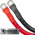 thumbnail image 3 of installgear 1/0 gauge 2ft ofc battery power inverter cables for solar, auto, rv & marine (set), 3 of 3