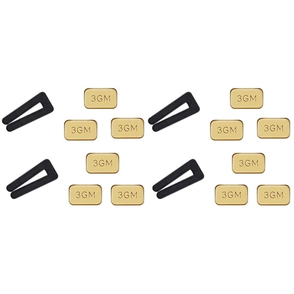 unbranded 2 Sets  of Fan Weight Balancing Kit Fan Balancing Clips Weight Set Fan Balancing Clamps Fan Weights Set