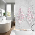 thumbnail image 6 of Coolnut Pink Watercolor Strawberry Ultra Soft 2 PCS Towel Set, Highly Absorbent Hand Towels 16 x 28 Inch Cotton Towels for Bathroom Hotel Gym Travel, Ideal for Daily Use, 6 of 6