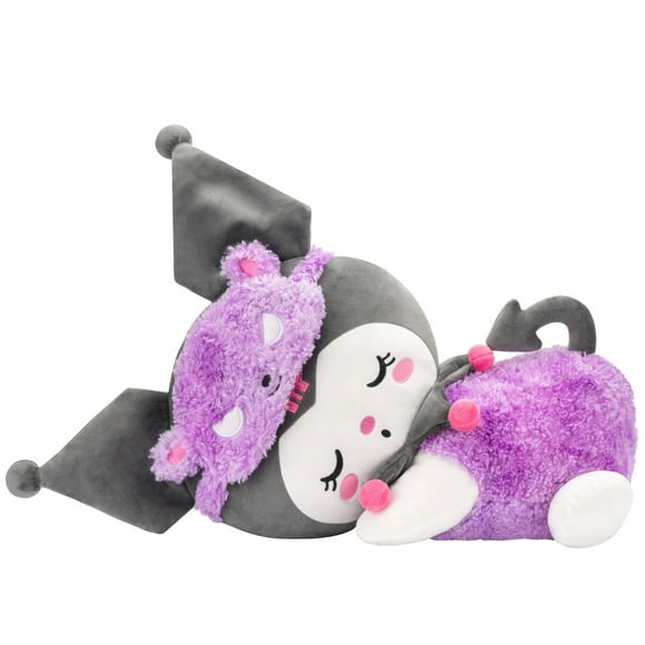Hello Kitty Kuromi 18-inch Sleeping Plush - Officially Licensed Sanrio Product from Jazwares