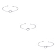 thumbnail image 2 of Minnieouse de metal Encanto Estilo simple Chicas Brazalete abierta Decoración del cuerpo Accesorio de moda Pulseras Brazalete Plata Type1 NO1 Minnieouse CBP234434, 2 of 6