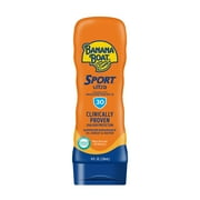 Banana Boat Sport Ultra 30 SPF Sunscreen Lotion, 8 fl oz, Water Resistant (80 Minutes) Sun Block