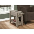 thumbnail image 5 of Monarch Modern Shelves Wood Composite Rectangle End Table, Dark Taupe, 5 of 5