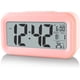 thumbnail image 2 of Reloj despertador digital con temperatura interior, funciona con pilas, modelo de repetición, pantalla de 12/24 horas para dormitorios, personas que duermen mucho, niños, viajes, baño, escritorio, rel, 2 of 4