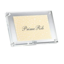 TableCraft A362 Acrylic 4 Magnetic Card / Sign Holder - 12 / CS"