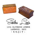 thumbnail image 1 of Custom Family Return Address Stamp Personalized Wood Mounted Rubber Stamp Wedding Gift, 1 of 1