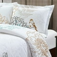 thumbnail image 3 of Housse de Couette Grand, 100 % Coton Percale Style Oiseau Housse de Couette 3 Pcs, 3 of 6