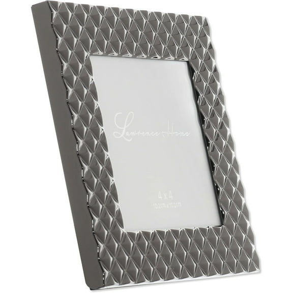 DIAMONDS Hematite-Finish 4x4 frame - 4x4