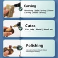 thumbnail image 6 of Cordless Rotary Tool Pen, 8000-16000 RPM Variable Speed Mini Engraving Pen with 22 Accessories, USB Rechargeable Electric Carving Tool for Wood Metal Jewelry Polishing Sanding DIY Crafts, 6 of 7