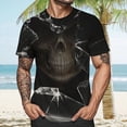 thumbnail image 4 of adaychics Graphic Tees Men Printed Short Sleeve Crewneck T-Shirts Regular Fit Trendy Tee Top for Travel Dating Daily Wear, 4 of 7