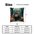 thumbnail image 5 of Deer Elegant Velvet Covers - Set of 2, Decorative Bed Pillow Cases with Unique Patterns for Home Decor, Available in 16x16, 18x18, and 20x20 Inches, 5 of 6