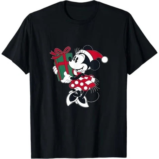 Disney Minnie Mouse Cadeau T-Shirt Graphique de Vacances Toutes Tailles P-5TG