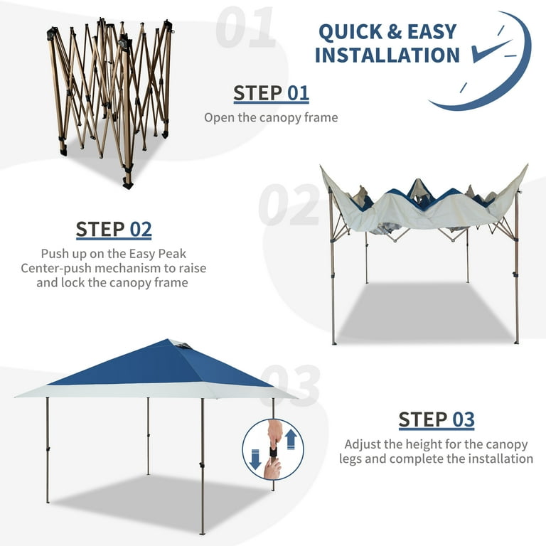 catnap 13 x 13 Pop-up Outdoor Canopy | Large Space with 4-wheel