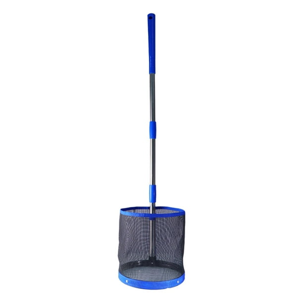 Colector de pelotas de tenis de mesa portátil, contenedor de gran capacidad, pelota de recogida Azul Cola recogedor de bolas