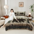 thumbnail image 4 of Castle Fairy Bear Wildlife Full Size Comforter Sets,Vintage Cabin Lodge Bedding Sets, 4 of 8