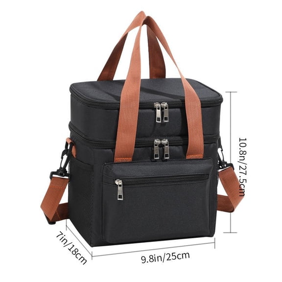 PRIYAL Lunch Box for Women Lunch bag Quilted Puffer Lunch Box with Adjustable Strap Insulated Reusable Lunch Tote for Work Picnic Travel