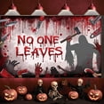 thumbnail image 2 of Horror Halloween Scary Blood Splatter Backdrop Red Blood Dripping Ghost Shadow Zombie Vampire Photography Background Studio, 2 of 3
