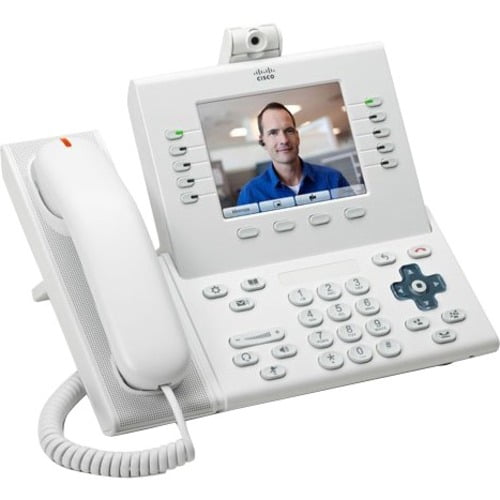 Cisco Cp 9971 W K9 Unified 9971 Ip Phone Wall Mountable White Used Walmart Com