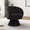 Black_Linen, variant on Wiilayok 360° Swivel Barrel Chair,Velvet Upholstered Accent Chair for Living Room, Bedroom, Office, Reading, Modern Lounge Armchair, Pink