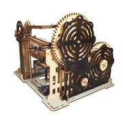 Music Park Wooden Marble Run 3D Puzzle Kit for Adults with Mechanical Gear Dual Models - Birthday & Christmas Gift for Men 14+