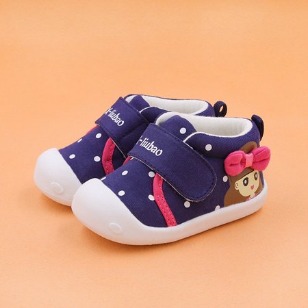 

Toyella Soft-soled shoes for girls babies and toddlers Navy Blue 17yards