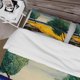 thumbnail image 4 of Designart 'Orange Beach By The Coastline' Juego de Funda Nórdica Náutica y Costera, 4 of 5