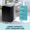 thumbnail image 3 of Simzlife 3.0 Cu.ft Upright Freezer, Mini Refrigerator Compact Design,Reversible Door,Black, 3 of 9