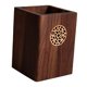 thumbnail image 2 of Organizador de escritorio con compartimento de madera, caja para lápices, papelería 8x8x105 cm, 2 of 9