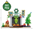 thumbnail image 4 of Brickcraft Grinch in Fireplace Brick Building Kit (591-Plastic Piece Set), Limited Edition Collectible, Christmas Décor, Toy Gift Idea for Boys and Girls Ages 8 Years Old and up, 4 of 16