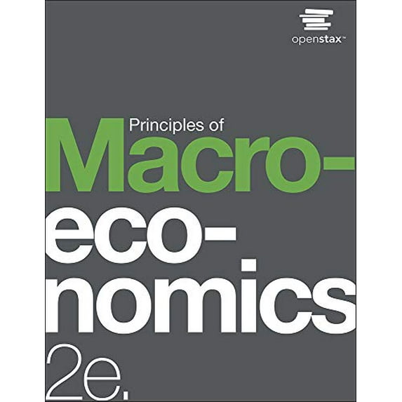 Pre-Owned Principles of Macroeconomics 2e by OpenStax (paperback version, B&W)