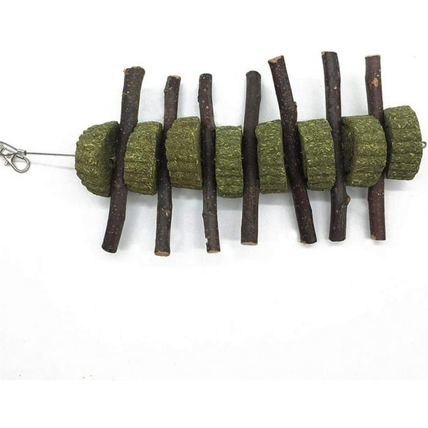 Damaie Hamster Chew Toys Apple Sticks Natural Branches Apple Chew Wood Small Animals Brushing Their Teeth Small Animal Snacks Rabbits Hamsters Chin