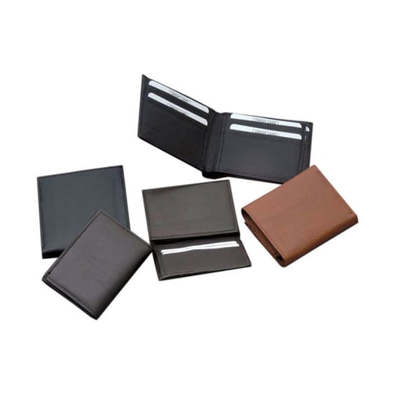 Exclusive Men's Assorted Tri Fold Leather Wallets 242021