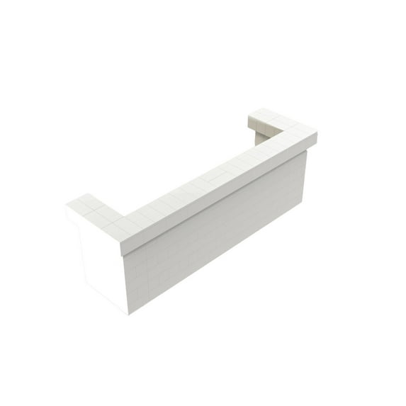 EverBlock 10’ Full Cantilever Bar & Counter Kit | For Home, Sales or Event Use | Giant Building Blocks | Easy to Connect & Reuse | Indoor & Outdoor Use | Build Displays & Structures | Silver