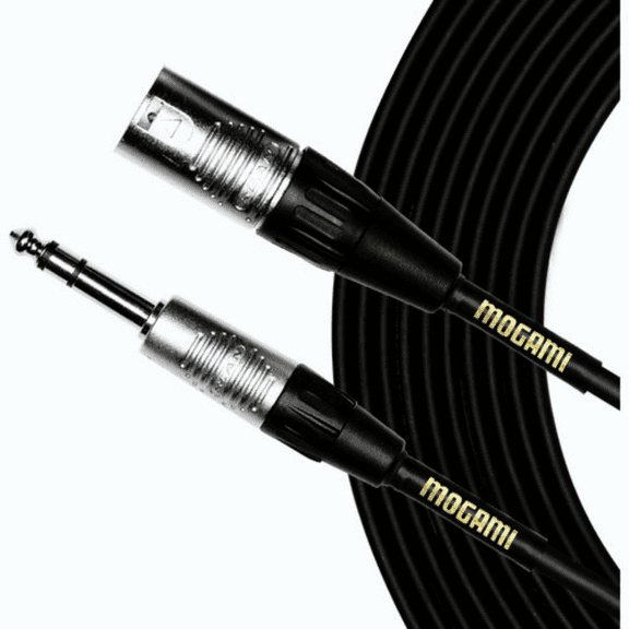 Mogami 10 Foot CorePlus 1/4" TRS to XLR Male Cable MCP SXM 10