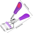 thumbnail image 3 of Eyelash Curler with Brush Mascara False Eyelashes Accessory Best Professional Tool for Lashes Curls Without for Daily Makeup Purple, 3 of 5