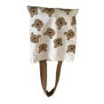thumbnail image 6 of Students Canvas Bag Large Capacity Beautiful Printing Shoulder Strap Cloth Shopping Bag Bear Pattern Free Size, 6 of 8