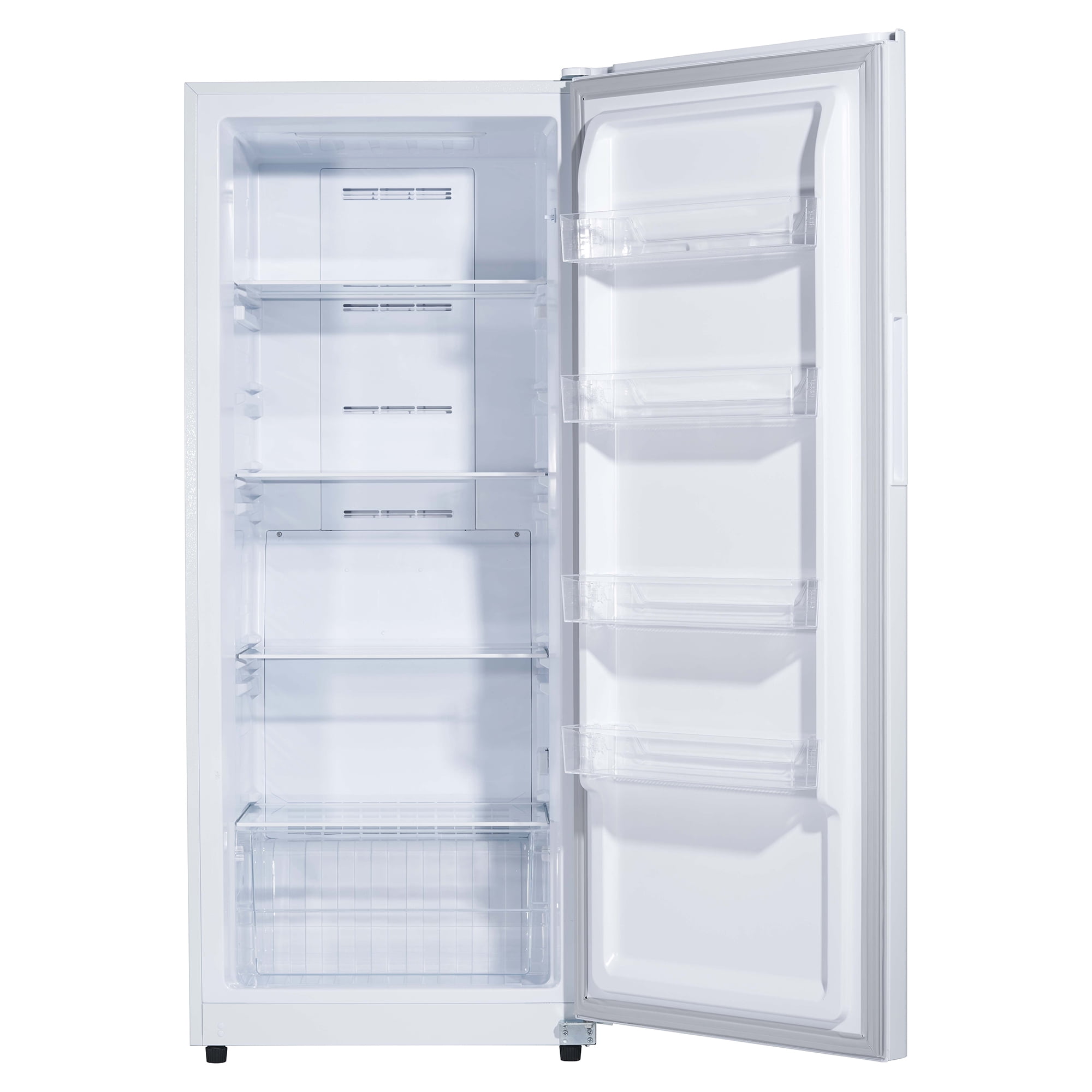 Farberware 14 Cu Ft Upright Freezer White - spacious, Energy-efficient freezer with adjustable storage ideal for bulk food storage in homes or garages